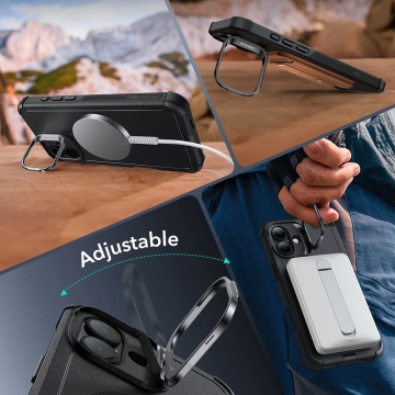 Husa iPhone 16 ESR Cyber Armor Kickstand - Albastru - Img 5