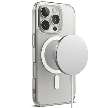 Husa iPhone 16 Pro Ringke Fusion MagSafe - Matte Clear - Img 2