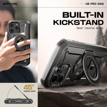 Husa iPhone 16 Pro Supcase Unicorn Beetle Pro MagSafe - Gri - Img 2
