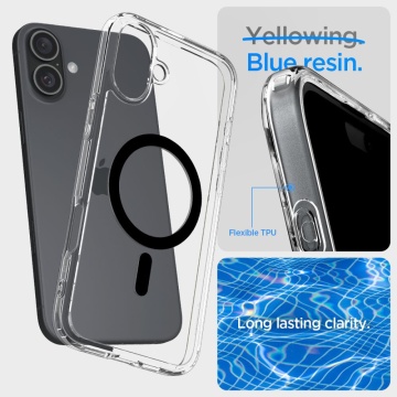 Husa iPhone 16 Spigen Ultra Hybrid MagSafe - Negru - Img 4