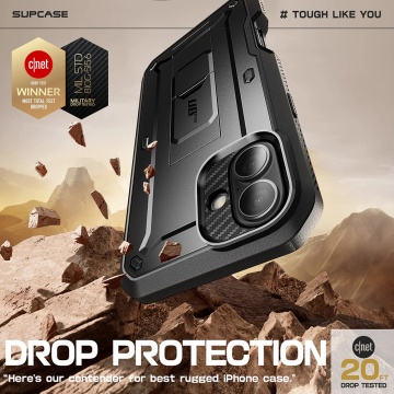 Husa iPhone 16 Supcase Unicorn Beetle Pro - Negru - Img 4