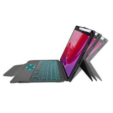 Husa Lenovo Tab M11, KeyTab Pro (with RGB Wireless Keyboard/Stylus Pen Holder, Techsuit- Negru - Img 5