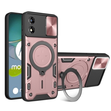 Husa Motorola Moto E13 Techsuit CamGuard Pro - Roz Gold - Img 1