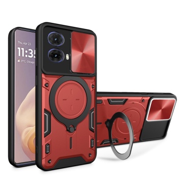 Husa Motorola Moto G85 Techsuit CamGuard Pro - Rosu - Img 1