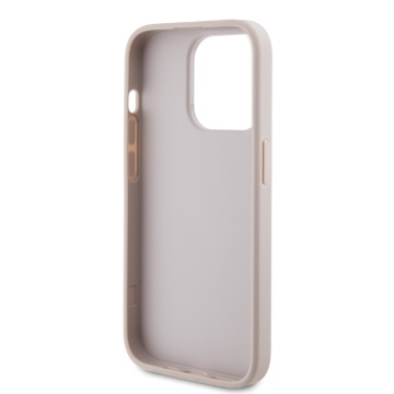 Husa originala Guess iPhone 15 Pro Hardcase 4G Stripe Collection GUHCP15LG4GLPI- Roz - Img 2