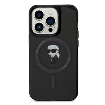 Husa pentru iPhone 14 Pro Max - Karl Lagerfeld IML MagSafe (KLHMP14XHFCKNOK) - Ikonik - Img 3