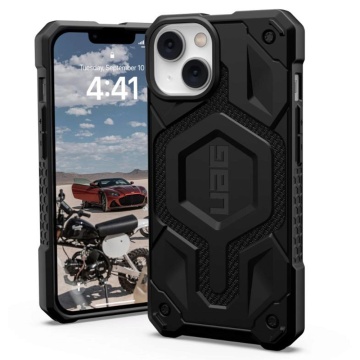 Husa pentru iPhone 14 - UAG Monarch Pro MagSafe - Kevlar Black - Img 1