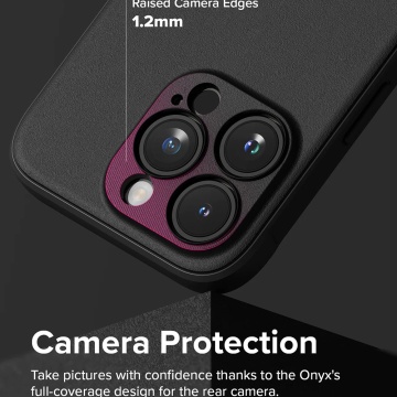 Husa pentru iPhone 15 Pro - Ringke Onyx - Gray - Img 5