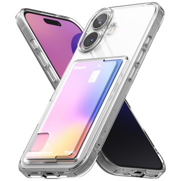 Husa pentru iPhone 16 Plus - Ringke Fusion Card - Clear - Img 2