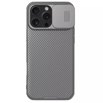 Husa pentru iPhone 16 Pro Max - Nillkin CamShield Pro - Titanium Gray - Img 1