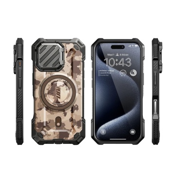 Husa pentru iPhone 16 Pro Max - Supcase Unicorn Beetle XT MagSafe - Splatter Camo - Img 2