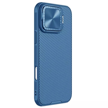 Husa pentru iPhone 16 Pro - Nillkin CamShield Prop Magnetic - Blue - Img 3