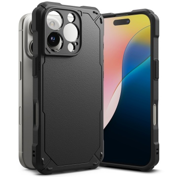Husa pentru iPhone 16 Pro - Ringke Rugged Gear - Black - Img 5