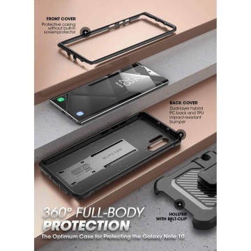 Husa pentru Samsung Galaxy Note 10 Plus / Note 10 Plus 5G - Supcase Unicorn Beetle Pro - Black - Img 2