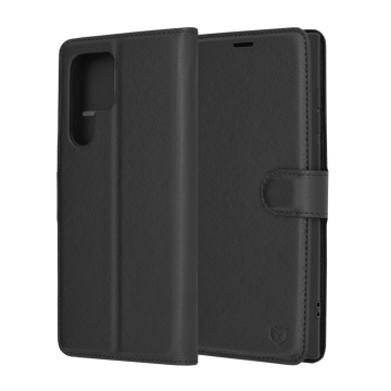 Husa Samsung Galaxy S22 Ultra 5G Techsuit Leather Folio, Black - Img 1