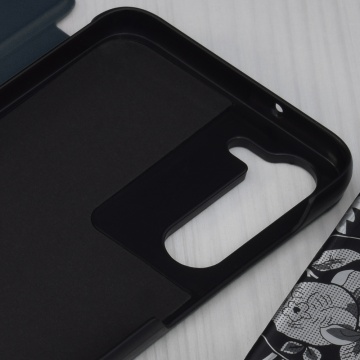 Husa Samsung Galaxy S23 Eco Leather View flip tip carte, Dark Blue - Img 3