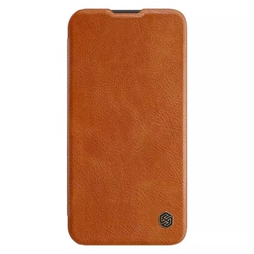 Husa Samsung Galaxy S23 Plus Nillkin QIN Pro Leather, Brown - Img 1