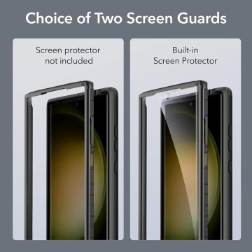 Husa Samsung Galaxy S23 Ultra ESR Shock Armor Kickstand, Clear Green - Img 4