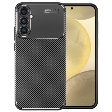 Husa Samsung Galaxy S24 Plus Techsuit Fibra Carbon, Black - Img 1