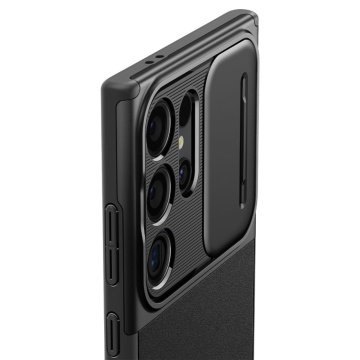 Husa Samsung Galaxy S24 Ultra Spigen Optik Armor - Negru - Img 7