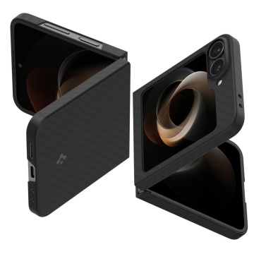 Husa Samsung Galaxy Z Flip6 Spigen Air Skin - Negru - Img 1