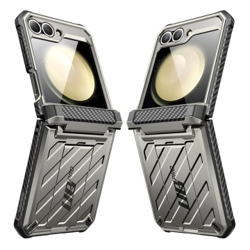 Husa Samsung Galaxy Z Flip6 Supcase Unicorn Beetle Pro - Gri - Img 3