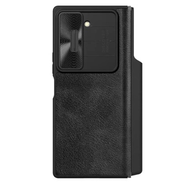 Husa Samsung Galaxy Z Fold6 Nillkin Qin Pro Leather - Negru - Img 1