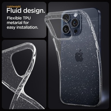 Husa sclipici Honor X7b 5G Techsuit SparkleSkin - Transparenta - Img 3