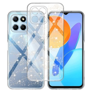 Husa sclipici Honor X8b Techsuit SparkleSkin - Transparent - Img 1