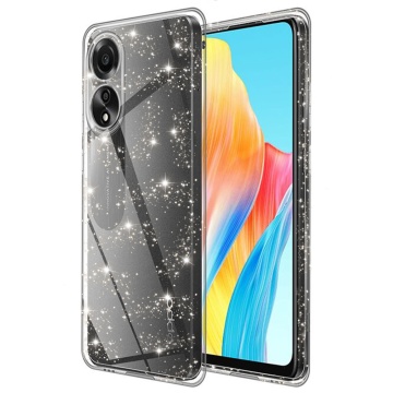 Husa sclipici Oppo A78 4G Techsuit SparkleSkin - Transparent - Img 1