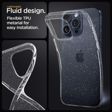 Husa sclipici Realme 12x Techsuit SparkleSkin - Transparenta - Img 3