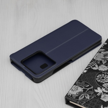 Husa Xiaomi 14T Eco Leather View flip tip carte - Albastru - Img 2