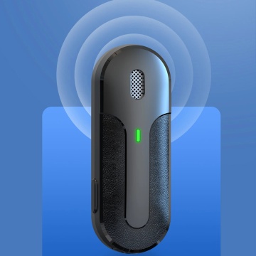 Microfon tip lavariera wireless, Lightning Yesido KR17 - Negru - Img 4
