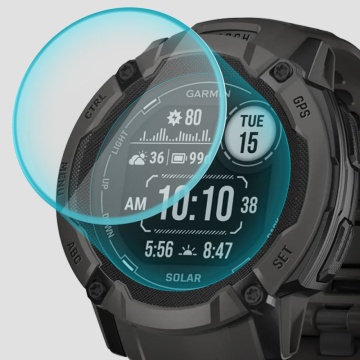 [Pachet 2x] Folie Garmin Instinct 2X Solar Spigen Glas.tR EZ Fit - Transparent - Img 6