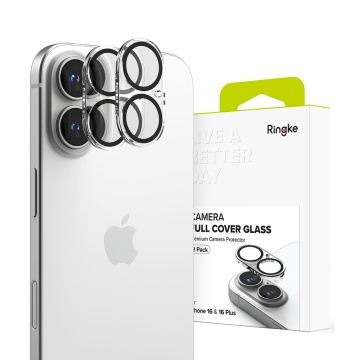 [Pachet 2x] Folie sticla camera iPhone 16 Ringke Camera Protector - Transparent - Img 3