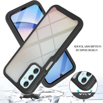 Pachet 360° Husa + folie Samsung Galaxy A25 5G Techsuit Defense - Negru - Img 5