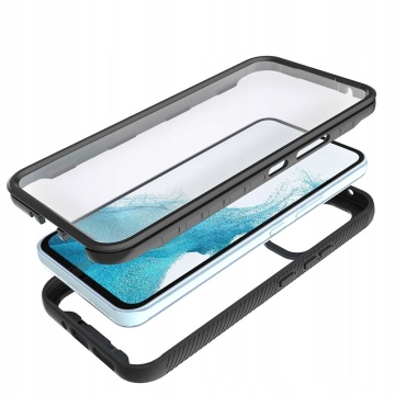 Pachet 360° Husa + folie Samsung Galaxy A34 5G Techsuit Defense - Negru - Img 2