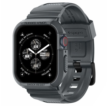 [Pachet husa + curea] Apple Watch 5 44mm Spigen Rugged Armor Pro - Img 1