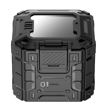 [Pachet] Husa + curea Apple Watch 7 / 8 / 9 (45mm) Lito Metal RuggedArmor, LS002 - Gri - Img 3