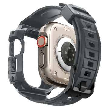 [Pachet husa + curea] Apple Watch Ultra 2 Spigen Rugged Armor Pro - Gri - Img 2
