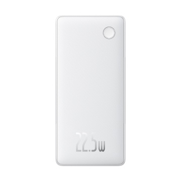 Acumulator Extern USB, Type-C, Cablu Dual USB-C, Lightning, 22.5W, 10000mAh - Baseus Airpow Air Lite (P10067501213-00) - White - Img 2