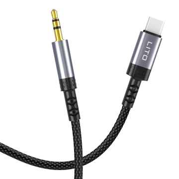 Adaptor audio Type-C la Jack 3.5mm Lito LA01 - Negru - Img 1