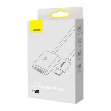 Adaptor HDMI, VGA, Jack, Micro-USB Baseus, 1080P, WKQX010101 - Negru - Img 5