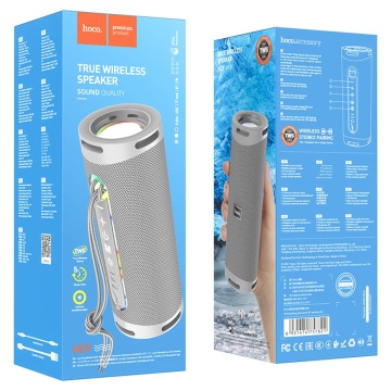 Boxa Bluetooth portabila, wireless, 10W, Hoco HC9 - Gri - Img 4