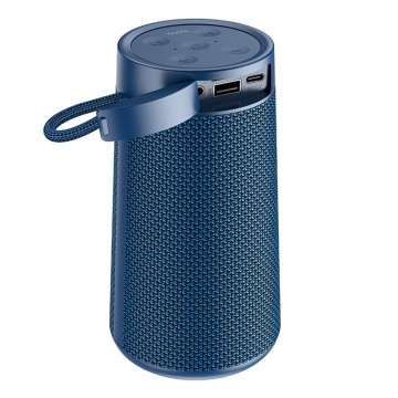 Boxa handsfree portabila Bluetooth Hoco HC13, TWS - Rosu - Img 3