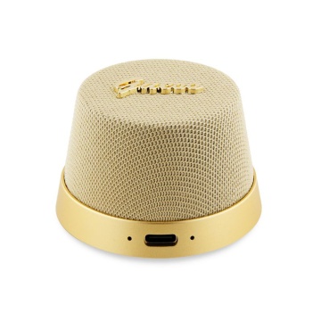 Boxa Portabila TWS, Bluetooth V5.3, 700mAh, 3W - Guess Magnetic Script Metal (GUWSC3ALSMD) - Gold - Img 3