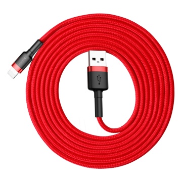 Cablu de date Lightning Baseus, 1.5A, 2m, rosu, CALKLF-C09 - Img 6