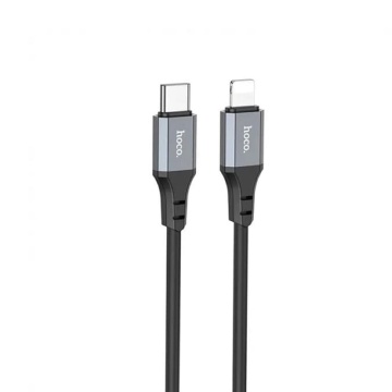 Cablu de date Type-C la Lightning, 20W, 3m Hoco X92, negru - Img 1
