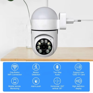 Camera de supraveghere cu alarma push Techsuit, Z1 - Alb - Img 2