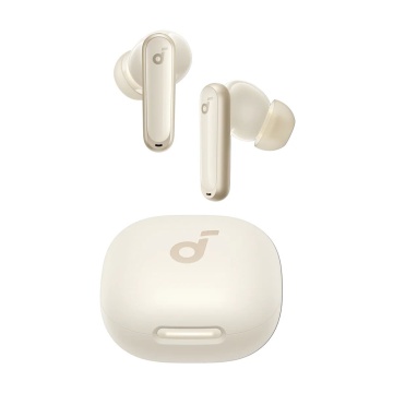 Casti ANKER Soundcore P40i, True Wireless, Bluetooth, In-ear, Microfon, Noise Cancelling, Carcasa incarcare wireless, Alb - Img 1